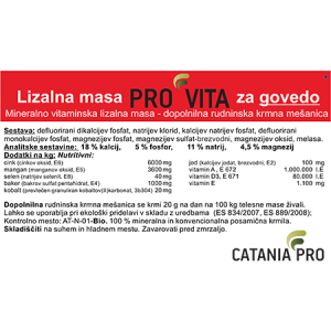 Lizalna masa PRO VITA