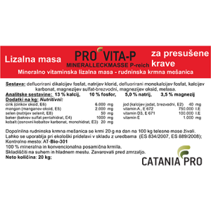 PRO VITA-P lizalna masa za presušene krave